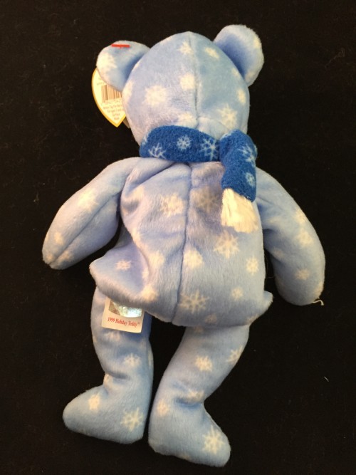 1999 holiday bear beanie baby value